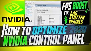  How to Optimize Nvidia Control Panel For GAMING & Performance The Ultimate GUIDE 2020 Update