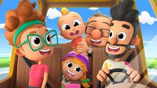 CAR RIDE Baby Miliki and his family go on a road trip – Nursery Rhymes & Kids Songs  Miliki