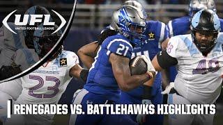 Arlington Renegades vs. St. Louis Battlehawks  UFL Highlights