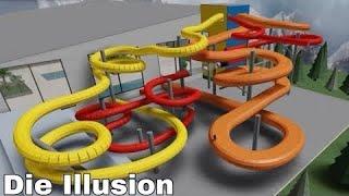 All waterslides at Die Illusion waterpark  ROBLOX