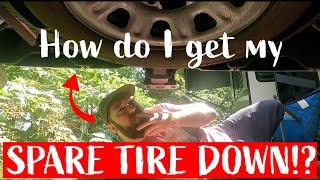 HOW TO RELEASE SPARE TIRECHEVY SILVERADOFAST TUTORIAL