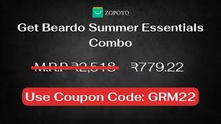 Beardo coupon Code   Beardo Discount Code  Beardo Mens grooming kit - Extra 22% OFF 