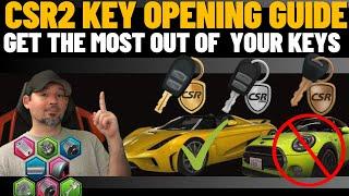 CSR2 Racing  key opening  Crate Opening Guide  Get the most out of your keys in 2024
