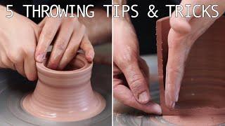 5 Tips & Tricks for Centring and Throwing on the Potters Wheel