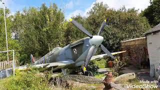 FOUND A SPITFIRE IN SOMEONES BACK GARDEN ww2 stoke on trent epic find polish squadron