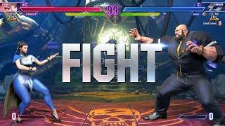 Street Fighter 6  Moke Ranked #1 Chun-li Vs Junior Ranked #3 Zangief  SF6 High Level Matches