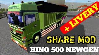 Mod bussid terbaru HINO 500 NEWGEN