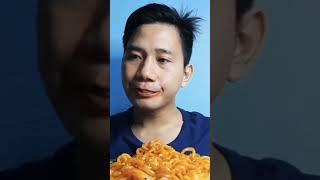 NYOBA MUKBANG MIE SAMYANG PAKE LALAPAN RUMPUT LAUT #shortsyoutube #mukbang