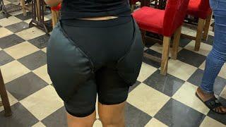 How to pad tights using hip and buttocks padding