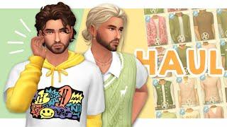 BEST CC FINDS *FOR MEN*  Sims 4 Custom Content Haul Maxis Match