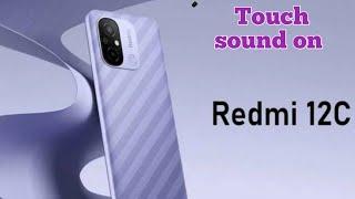 Touch Sound Enable In Redmi 12C How To Enable Touch Sound In Redmi 12C