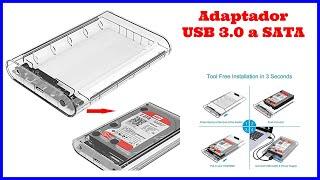 COMO CONECTAR DISCOS DUROS HDD Y SSD CON ADAPTADOR A LA COMPUTADORA  TUTORIAL