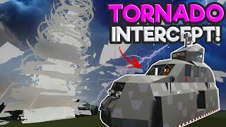 I Let a TORNADO Hit me in an Intercept Vehicle in the Natural Disaster Update in Stormworks