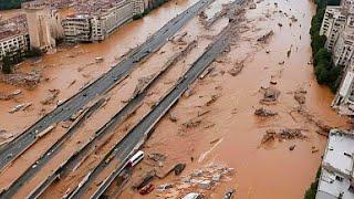 A few minutes ago in USA Catastrophic flooding 3 states underwater Iowa Minnesota South Dakota