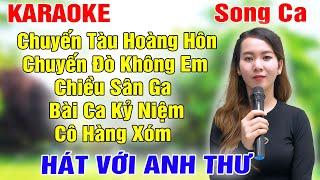 LK Karaoke Song Ca  Song Ca Cùng Anh Thư  Karaoke Thiếu Giọng Nam  KARAOKE SONG CÙNG CA SĨ