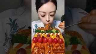 Eating Faster like Bullet Train  #asmr #food #funny #eating #shorts