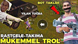 RASTGELE TAKIM ÇILDIRDI  MÜKEMMEL TROL - PUBG MOBİLE KOMİK MONTAJ