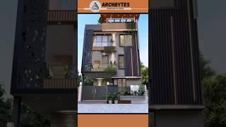 27x40 Feet House Elevation Design  3d #housedesign #elevation #trending #shorts #archbytes
