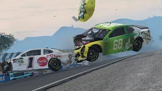 Realistic NASCAR Racing Crashes #1 - BeamNG Drive