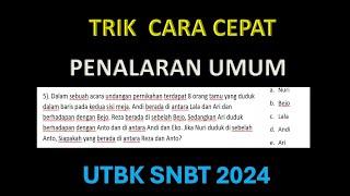 CARA CEPAT SOAL PENALARAN UMUM UTBK SNBT 2024