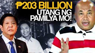 Ikaw ang UNANG SUMUNOD SA BATAS Bayaran mo ang ₱203 BILYON na UTANG nyo ayon sa K0RTE SUPREMA