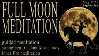 FULL MOON MAY Meditation guided Sagittarius super full moon flower moon