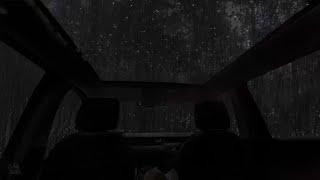 Rainy Night Retreat Finding Peace and Solace in the Comfort of a Stationary Car