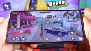 Trying GTA5 in Mobile With Realism Beyond Graphics  Realism Beyond + QuantV  Horizon Emulator