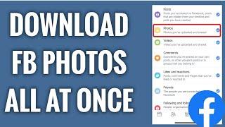 How To Download Your Facebook Photos All At Once 2022 UPDATE