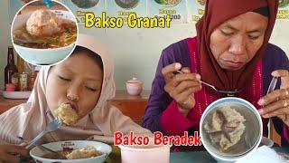 PERTAMA KALI NYOBAIN BAKSO GRANAT DAN BERADEKkulineran bakso di cepu