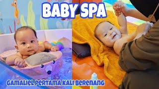 GAMALIEL FIRST TIME SWIMMING  BABY SPA