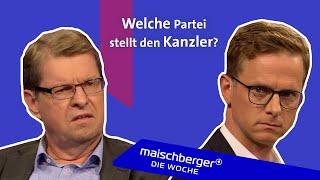 Das Rennen ums Kanzleramt - Ralf Stegner und Carsten Linnemann im Gespräch  maischberger. die woche