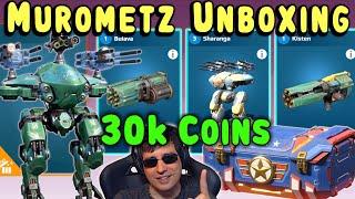 MUROMETZ Titan DELIVERY 30K Coins Box Opening - War Robots Gameplay WR