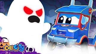  ХЭЛЛОУИН   Жуткий супергрузовик на Хэллоуин  Веселый мультфильм для детей на Хэллоуин