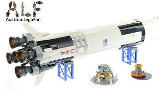 Lego Ideas 21309 NASA Apollo Saturn V - Lego Speed Build Review