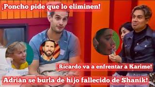 ¡Adrian se burló de hijo fallecido de Shanik  ¡Ricardo va a enfrentar a Karime tras bocinazo