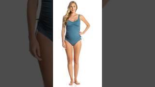 Prego Swimwear Maternity Dot Twist Tankini Set  SwimOutlet.com