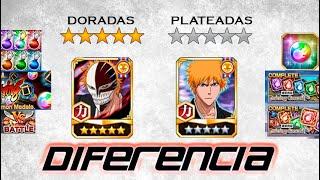 BLEACH BRAVE SOULS DIFERENCIA PERSONAJES ESTRELLAS DORADAS Y PLATEADAS - ANIMESET