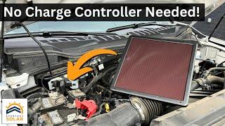 Connecting A Solar Panel Directly To A Car Battery  Will It Damage The Battery?