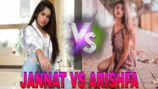 Jannat Zubair vs Arishfa Khan Tiktok Videos 2021  Arishfa Khan New Tiktok Videos  Jannat Tiktok