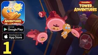 Cookie Run Tower of Adventures Global Launch Gameplay Walkthrough Part 1 ios Android