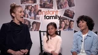 INSTANT FAMILY CastCrew Interviews - Julie Hagerty Julianna Gamiz Gustavo Quiroz