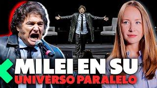 Milei de show en Luna Park mientras se le derrumba la Economía  Inna Afinogenova