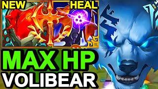 Wild Rift China Volibear Jungle - 20KILL? NEW HEARTSTEEL MAX TANK VOLIBEAR BUILD RUNES