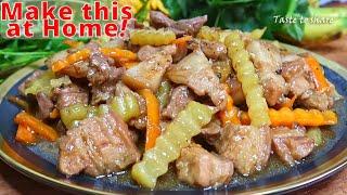 Ang sarap Easy Pork Recipe idea  How to Make Delicious Pork Guisado Best Pork Guisado Method