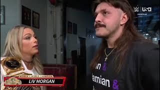 #WWE  Liv Morgan & Dominik Mysterio Backstage WWE RAW 7824