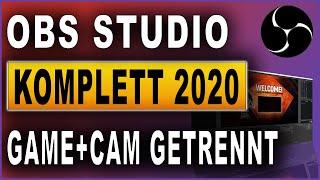 OBS Studio Komplettkurs 2020 #23 Gameplay und Cam getrennt aufnehmen