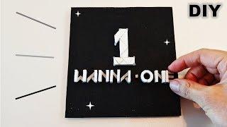 KPOP Wanna One LOGO with styrofoam 워너블 모여라워너원 로고 스티로폼으로 만들기  -Foam Art-