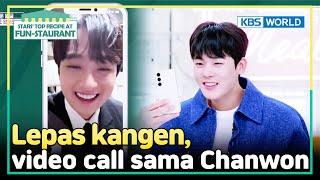 INDENG Chanwon gak sabar untuk kembali ke studio  Fun-Staurant  KBS WORLD TV 240122