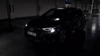 2020 Audi A3 Sportback welcome lights